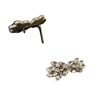 Broche italiano de cristal Ryan hecho a mano de alta calidad para mujer para bodas - Product Image 1