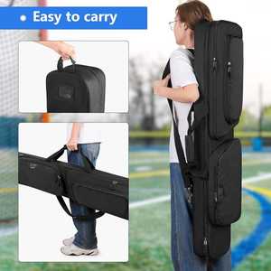 Bolsa de Hockey de Campo Impermeable de Gran Capacidad Personalizada para Exteriores con Fundas para Palos, Bolsillo Ventilado para Zapatos y Espacio para Accesorios de Poliéster - Product Image 5