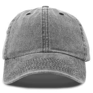 Wholesale Oxford Sporty Image Heavy-Washed Cotton 6-Panel Unstructured Dad Hat Custom Logo Waterproof Pigment Dyed Baseball Cap - Product Image 1