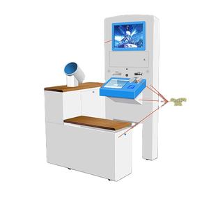 Kiosque de contrôle de santé en libre-service pour hôpitaux, écran tactile capacitif, appareils de diagnostic, OEM ODM SDK, sur pied, CE/FCC/ROHS - Product Image 4