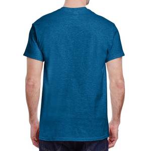 T-shirt de fitness de couleur unie pour hommes Chemise d'entraînement respirante coupe ajustée pour la course à pied Sports Activewear Summer Tee - Product Image 4