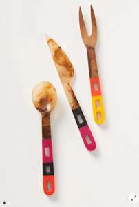 Compra ahora y encuentra todo, desde vajilla, mármol blanco, mango redondo grueso, rebanador de queso de acero inoxidable y juego de herramientas esparcidoras - Product Image 2