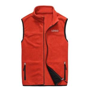 Gilet d'hiver en laine polaire pour hommes, doublure douce matelassée, service OEM personnalisé, veste utilitaire décontractée, respirante et sans manches, gilet résistant - Product Image 1