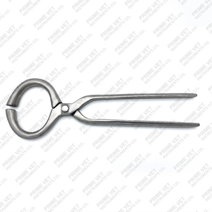 Probador de pezuña de caballo de acero inoxidable Premium de Prime vet Herramienta de prueba de pezuña de herrador reutilizable redonda grande. - Product Image 1