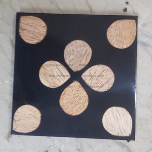 Modern Tea Best Sous-verres Bois et résine à séchage résistant à la chaleur Meilleur sous-verre en bois et résine Par STAR CRAFTS INDIA - Product Image 2