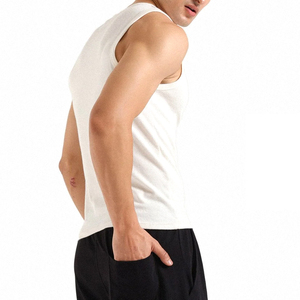 Qualité supérieure dernier Style sans manches hommes débardeur 2025 nouveau Design personnalisé respirant grande taille entraînement Gym hommes débardeur - Product Image 2