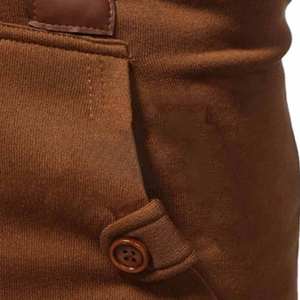 Sweat-shirts à capuche personnalisés lourds vintage à épaules tombantes Coupe régulière Hommes Hiver Thermique Manches longues 100% coton French Terry Hoodie - Product Image 4