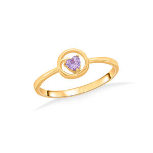แหวนทองชุบวินเทจลายพระจันทร์ ดาว และกากบาท ประดับด้วยอัญมณีอิสลาม - Product Image 3