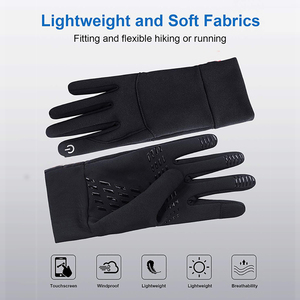 Gants de course au design moderne, vêtements élégants et confortables, tissu respirant au toucher doux, gants de course - Product Image 2
