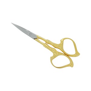 Tijeras de manicura de calidad con cuchillas curvas de acero inoxidable Tijeras de cutícula recta de larga duración para el cuidado de la belleza 168 - Product Image 3
