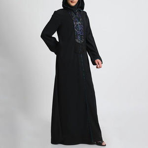 ชุดเดรสยาวผ้าชีฟองอิสลามอาหรับสำหรับผู้หญิงปรับแต่งได้ชุดเดรสยาวผ้าชีฟองทรงหลวมขนาดใหญ่พิเศษสำหรับผู้หญิงสไตล์แฟชั่นเรียบง่ายสูง - Product Image 3