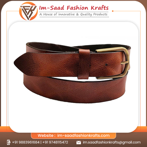 เข็มขัดหนังแท้สำหรับผู้ชาย แบรนด์สั่งทำพิเศษ หัวเข็มขัดโลหะทองเหลืองรูปหัวกะโหลก ทนทาน น้ำหนักเบา - Product Image 6