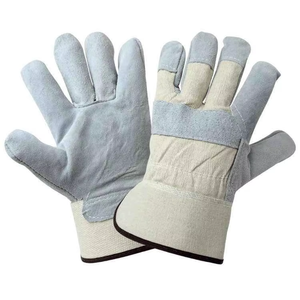 Gants de travail en cuir pour soudeurs, gants de sécurité en cuir, respirants, poignets amples, vente en gros - Product Image 1