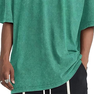 Camisetas de Hombre Hechas en Pakistán con Lavado Ácido, 100% Algodón, Color Personalizado, Ecológicas y Transpirables, Ropa Casual de Verano - Product Image 6