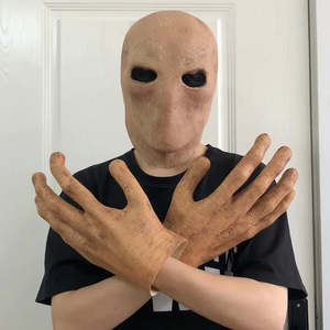 Masque d'horreur sans visage pour Halloween, Noël, fêtes et festivals – Masques en tissu et EVA pour mascarades - Product Image 3