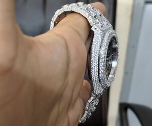 Relojes de Lujo para Hombre y Mujer, Elegantes, Mecánicos, con Incrustaciones de Moissanita, de Acero Inoxidable, con Esfera Arábiga, Automáticos, Estilo Antiguo, Deportivos. - Product Image 2