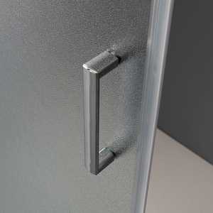 Mampara de Ducha Corredera de Vidrio Mate Genoa 70x90, Elegante Cortina de Baño - Product Image 3