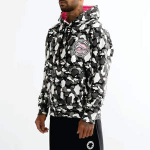 Pull-over décontracté à la mode Hip Hop pour hommes, sweatshirts à capuche de haute qualité avec logo de marque personnalisé - Product Image 3
