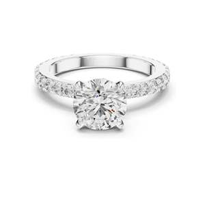 Anillo de Compromiso con Diamante Redondo Brillante de 1.62 CT Cultivado en Laboratorio, Claridad VVS-VS EF, Oro de 18KT, 14KT, 10KT y Plata 925, Color Rosa - Product Image 1