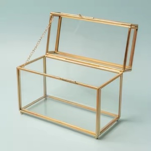 Boîte étoile vintage décorative artisanale en verre et laiton, taille personnalisée, matériaux de haute qualité, pour la maison, le bureau, les mariages, le rangement - Product Image 4