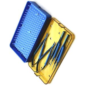 Instrument chirurgical de base micro titane ensemble d'instruments chirurgicaux micro ophtalmiques porte-aiguille ciseaux pince à épiler Par Zuol - Product Image 2