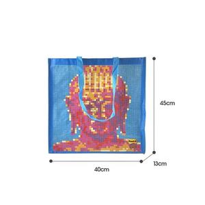 ถุงช้อปปิ้งผ้า PP ทอแบบกำหนดเองได้ พร้อมหูหิ้วขนาดตามสั่ง สำหรับบรรจุภัณฑ์อาหารและซูเปอร์มาร์เก็ต - Product Image 6