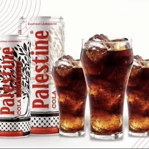 Refresco de fresa de Palestina, lata de 330ml, proveedor de bebidas gaseosas al por mayor - Product Image 1