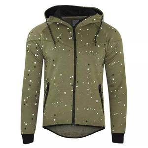 Logo personnalisé ensembles survêtement hommes automne hiver sweat à capuche cordon tenue vêtements de sport 2025 fermeture éclair gros survêtements - Product Image 2