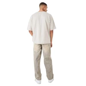 Pantalones Vaqueros de Mezclilla de Cintura Alta, Holgados, de Corte Amplio, Talla Grande, Diseño Personalizado para Hombre - Product Image 4