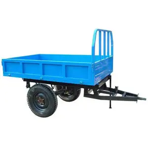 Meilleure vente remorque avec tracteur/2-3 tonnes ferme remorque à benne basculante remorque agricole hydraulique - Product Image 3