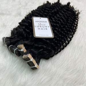 Meilleure vente Apo Hair brut vietnamien luxe qualité naturel noir lâche vague profonde style droit Afro extensions de cheveux humains - Product Image 4