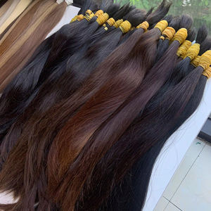 Cheveux vierges 100% cheveux vietnamiens de qualité supérieure couleur noire naturelle sans produits chimiques Prix de gros sans intermédiaires - Product Image 1