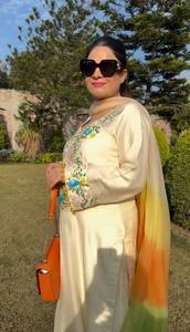 Costumes pakistanais pour fête Salwar Kameez avec Dupatta pour femme, costume Sharara, haut-palazzo, vêtements ethniques indiens, costume Eid - Product Image 2