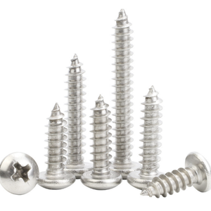 Tornillo Autorroscante Métrico de Cabeza Phillips de Acero Inoxidable SS304 316 DIN7981 M3x10 - Product Image 1