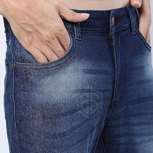 Men's Customized Regular Casual Streetwear High Street <b>Jeans</b> Breathable Eco-Friendly Lightweight Canvas Reasonable Trousers - Product Image 4