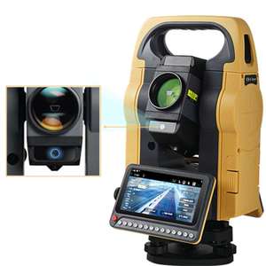 HTS-720 Estação <span class=keywords><strong>Total</strong></span> Android Alta Precisão Imagem Erecta 5000m Prisma Único Orientação Visual Tripé Topografia Estação IP55 30x - Product Image 1