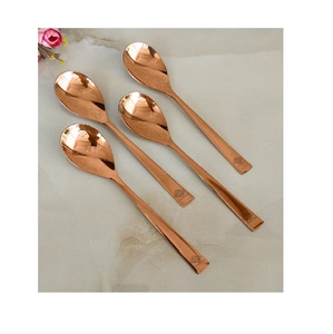 Cadeau de vente chaude, ensemble de couverts en or en acier inoxydable avec boîte 24 pièces ensembles de couverts en métal ensemble de couverts exportateur - Product Image 3