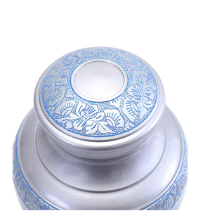 100% urna funeraria moderna hecha a mano para adultos, urna de cremación de aluminio y Metal de madera de latón macizo para cenizas humanas, duradera y elegante - Product Image 1