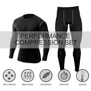 Ensemble de compression pour hommes, solide et réversible de haute qualité, fermeture à la taille élastique, grande taille, bas prix, fabriqué au Pakistan - Product Image 5