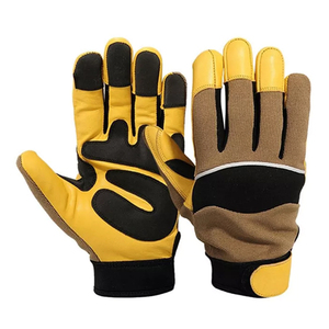 Gants de mécanicien personnalisables en cuir synthétique de haute qualité, antidérapants, respirants, faciles à porter, à séchage rapide – Meilleures ventes - Product Image 4