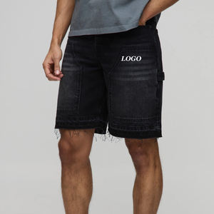 Nouveaux shorts en jean légers et respirants pour hommes, personnalisés, avec broderie et poches, tendance été 2026 - Product Image 1