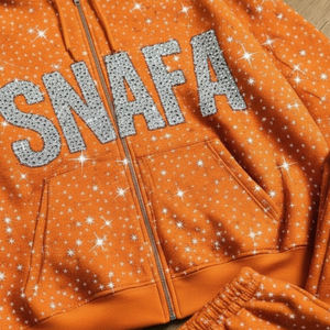 Chándal de Invierno de Alta Calidad para Hombre, con Pedrería, Sólido, Transpirable, Cortavientos, Ligero, Estilo Urbano - Product Image 6