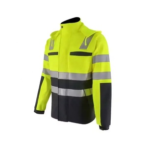 Chaqueta de Seguridad Unisex Reflectante de Alta Visibilidad, Impermeable, de Poliéster, con Certificación CE, para Construcción, Nueva Llegada 2026, Personalizable - Product Image 3