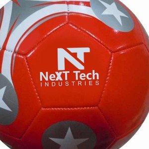 Ballon d'entraînement de football en matériau PU à des fins d'entraînement avec conception personnalisée et logo personnalisé par Next Tech Industries - Product Image 3