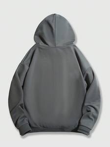 Sudadera con capucha estampada personalizada para hombre, estilo pulóver en tela transpirable y cómoda, forro polar de algodón/forro polar de poliéster - Product Image 3