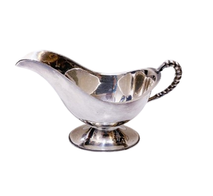 Qualité supérieure Acier inoxydable Sauce Saucière Gravé Conception Décoratif Designer Poignée Métal Saucières Maison Restaurant - Product Image 5