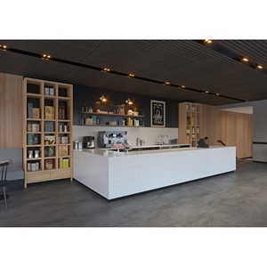 Custom Kitchen and Bathroom Vanity Tops Calacatta Quartz Natural Stone Countertops Carrara Calacata Hotel Project Prefab Cut - Product Image 2