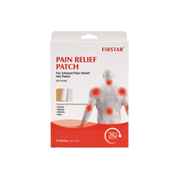 Firstar Meilleure Vente Pansements Corporels Chinois Anti-Douleur à Infrarouge Lointain en Poudre Céramique, Patchs Musculaires 8x12cm Certifiés CE Naturels