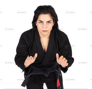 Jiu Jitsu Gi pour femmes sur mesure dernière collection de styles de BJJ Gis avec logos de couleurs personnalisées vêtements d'arts martiaux de karaté pour femmes - Product Image 5