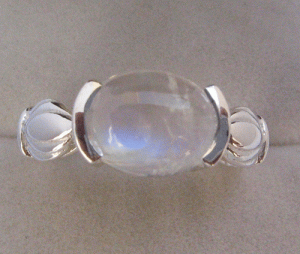 Bague en argent fin motif géométrique plaqué rhodium or blanc coupe améthyste Zircon pierres précieuses bijoux de mariage certificat CMA - Product Image 1